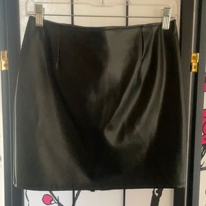 Faux Leather mini skirt